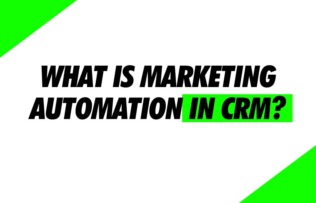 marketing automation in CRM